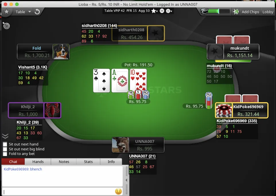 Using Poker Software for Statistical Analysis